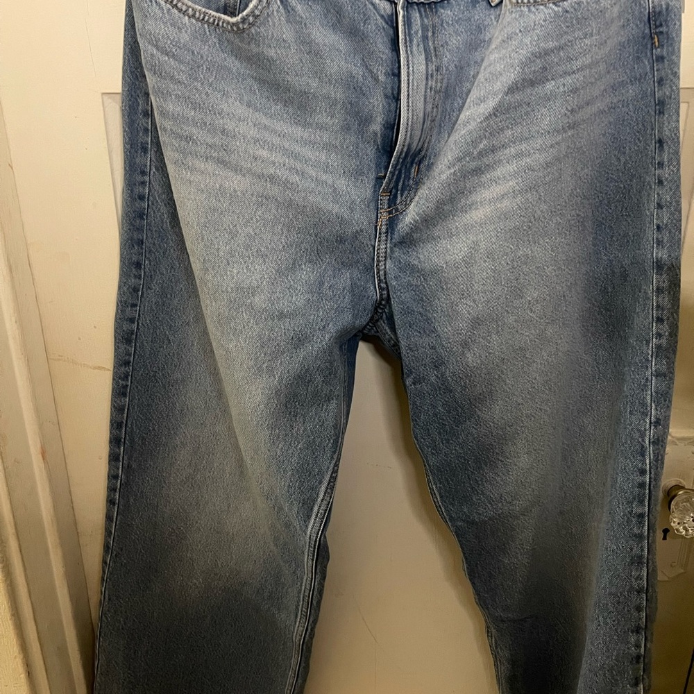 H&M Light Blue Relaxed Women’s Baggy Wide Leg Jeans